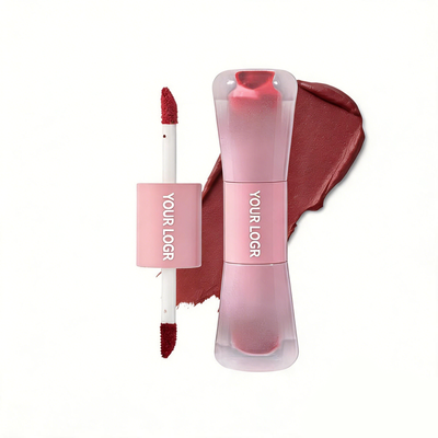 Long-lasting Matte and Glossy Dual-Ended Lip Glaze